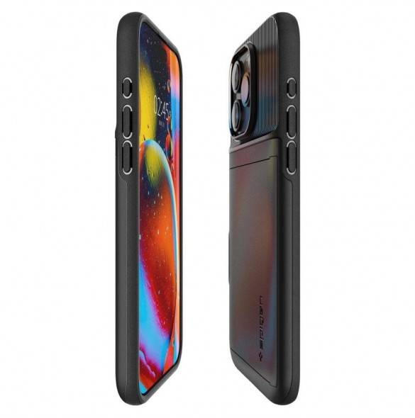 Spigen SLIM ARMOR CS IPHONE 15 PRO BLACK