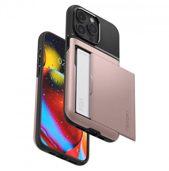 Spigen Slim Armor CS case for iPhone 15 Pro - pink