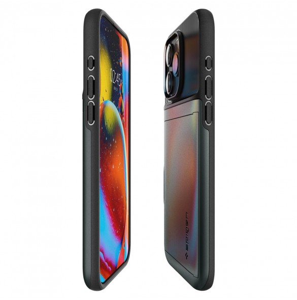 Spigen Slim Armor CS, abyss green - iPhone 15 Pro