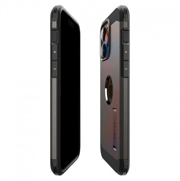 Spigen Tough Armor MagSafe, gunmetal - iPhone 15 Pro