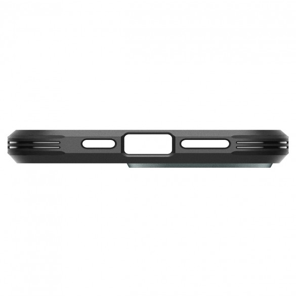 Spigen Tough Armor MagSafe case with stand for iPhone 15 Pro - green