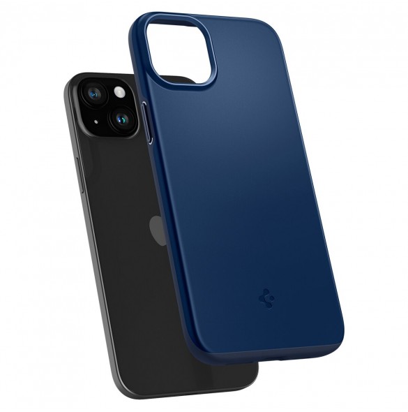 Spigen Thin Fit case for iPhone 15 - blue