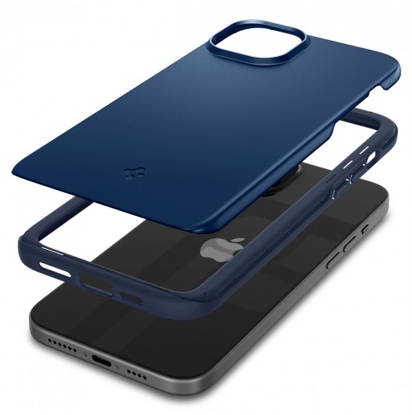 Spigen Thin Fit case for iPhone 15 - blue