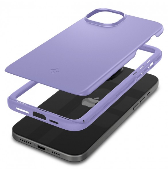 Spigen Thin Fit, iris purple - iPhone 15