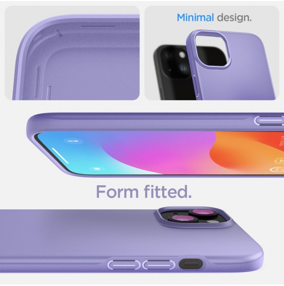 Spigen Thin Fit, iris purple - iPhone 15