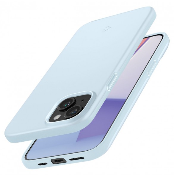 Spigen Thin Fit case for iPhone 15 - blue