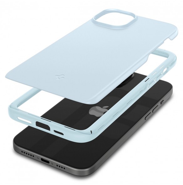 Spigen Thin Fit case for iPhone 15 - blue