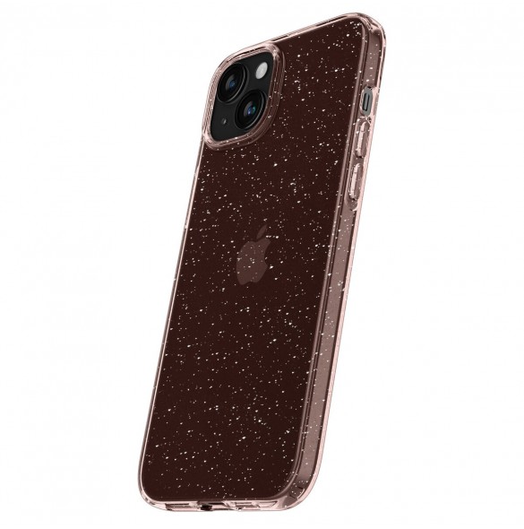 Spigen Liquid Crystal Glitter case for iPhone 15 - pink