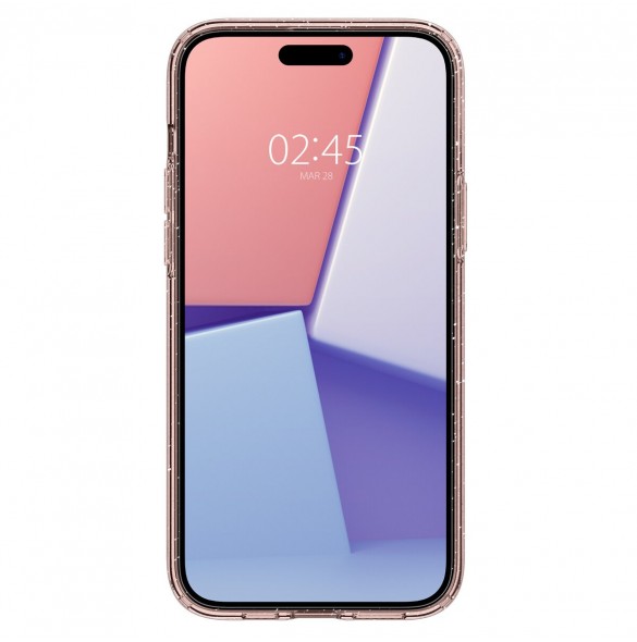 Spigen Liquid Crystal Glitter case for iPhone 15 - pink