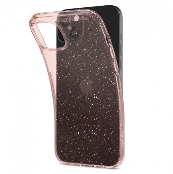 Spigen Liquid Crystal Glitter case for iPhone 15 - pink