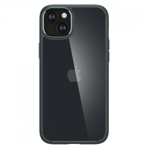Spigen Ultra Hybrid case for iPhone 15 - dark green
