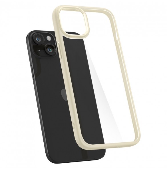 Spigen Ultra Hybrid case for iPhone 15 - beige