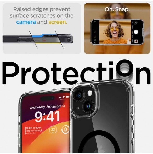 Spigen ULTRA HYBRID MAG MAGSAFE IPHONE 15 BLACK