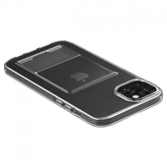 Spigen Crystal Slot, crystal clear - iPhone 15