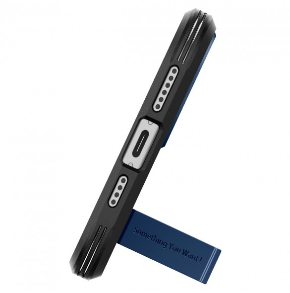 Spigen Tough Armor MagSafe, navy blue - iPhone 15