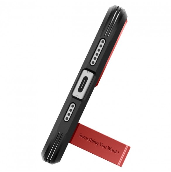 Spigen Tough Armor MagSafe, red - iPhone 15