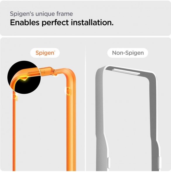 TEMPERED GLASS Spigen ALM GLASS FC 2-PACK IPHONE 15 PRO MAX BLACK