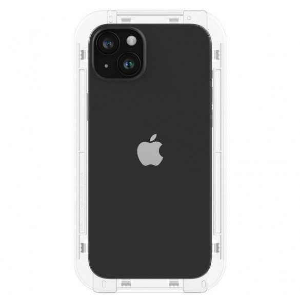 TEMPERED GLASS Spigen GLAS.TR "EZ FIT" FC IPHONE 15 PLUS BLACK