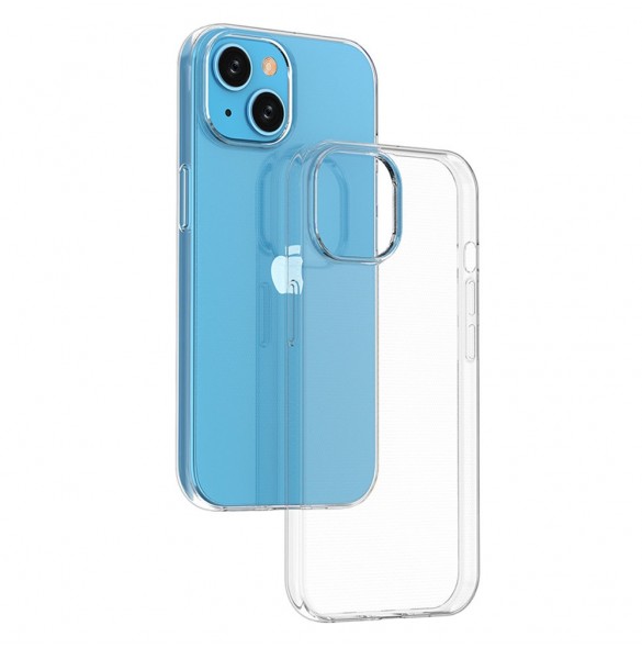 iPhone 15 case from the Ultra Clear series in transparent color