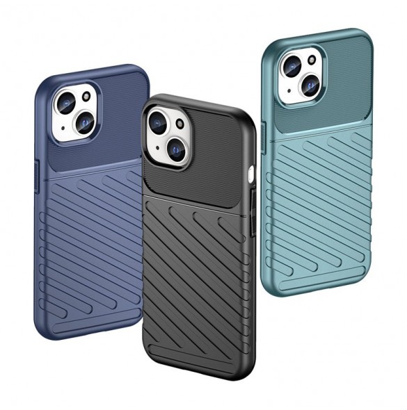Armored iPhone 15 Thunder Case - black
