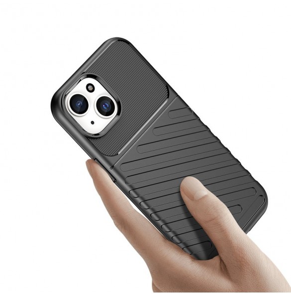 Armored iPhone 15 Thunder Case - black