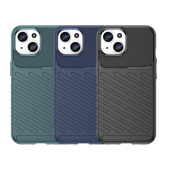 Armored iPhone 15 Thunder Case - black