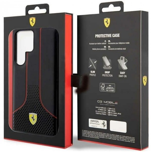 Ferrari FEHCS23LPCSK S23 Ultra S918 svart/svart hårdfodral Perforerad 296 P