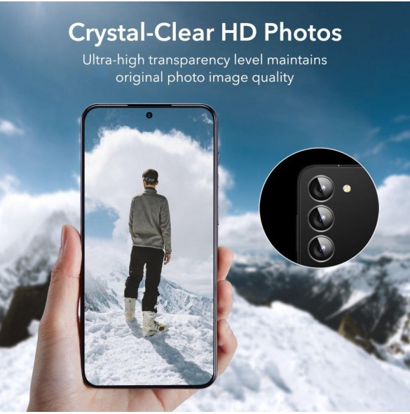 CAMERA COVER ESR CAMERA PROTECTOR GALAXY S23 / S23+ PLUS SVART