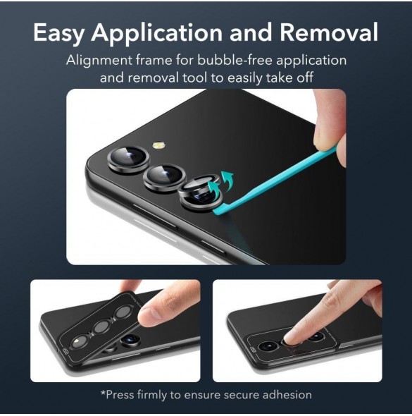 CAMERA COVER ESR CAMERA PROTECTOR GALAXY S23 / S23+ PLUS SVART