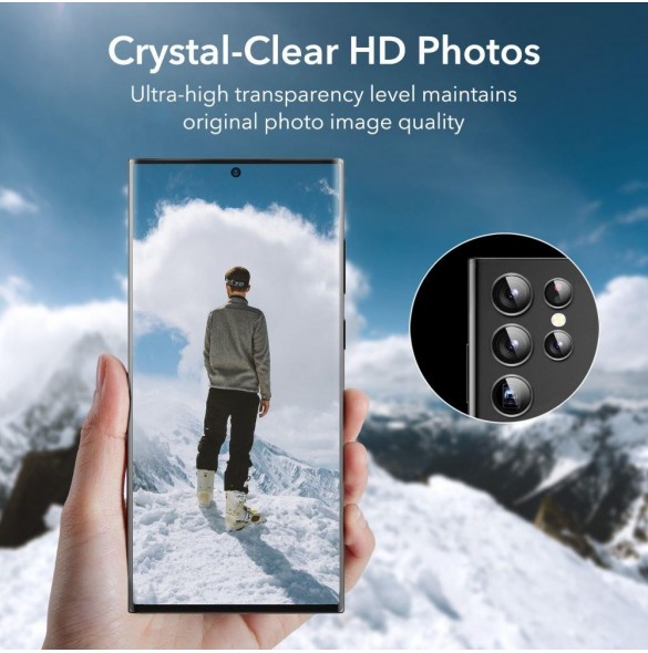 CAMERA COVER ESR CAMERA PROTECTOR GALAXY S23 ULTRA SVART