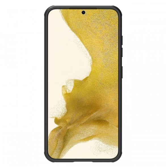 Nillkin Super Frosted Shield Pro fodral till Samsung Galaxy S23+ pansarfodral + telefonställ svart