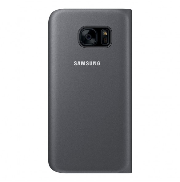 Samsung EF-WG935PBE Book Case Till Galaxy S7 Edge, Flip Wallet, Svart