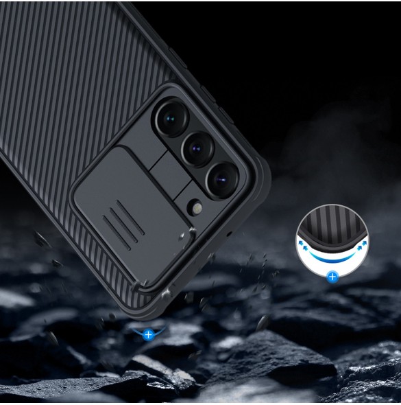 Nillkin CamShield Pro Fodral för Samsung Galaxy S23+ skal med kamerafodral blå