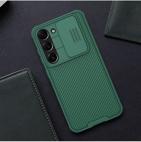 Nillkin CamShield Pro Fodral för Samsung Galaxy S23+ skal med kamerafodral blå