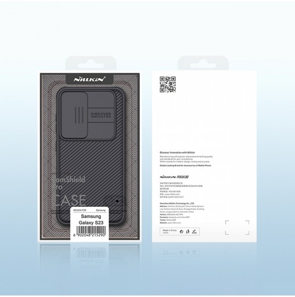 Nillkin CamShield Pro Fodral för Samsung Galaxy S23+ skal med kamerafodral grönt