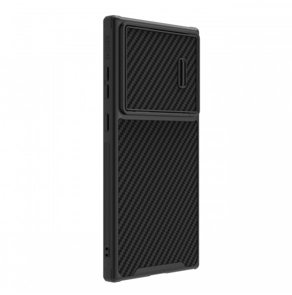 Nillkin Synthetic Fiber S Fodral till Samsung Galaxy S23 Ultra skal kamerafodral svart