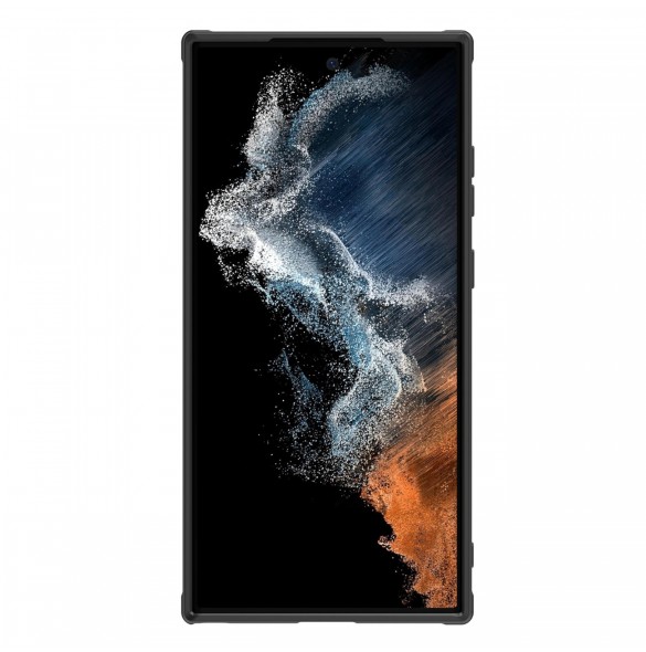 Nillkin Synthetic Fiber S Fodral till Samsung Galaxy S23 Ultra skal kamerafodral svart
