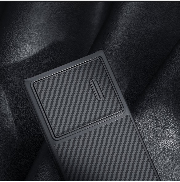 Nillkin Synthetic Fiber S Fodral till Samsung Galaxy S23 Ultra skal kamerafodral svart