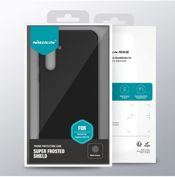 Nillkin Super Frosted Shield Pro Rugged Fodral till Samsung Galaxy S23 FE - Svart