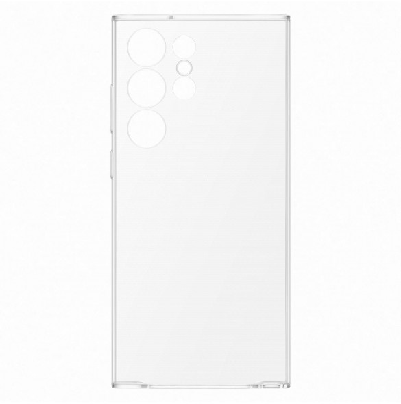 Samsung Clear Cover Fodral för Samsung Galaxy S23 Ultra Gel Fodral Transparent (EF-QS918CTEGWW)
