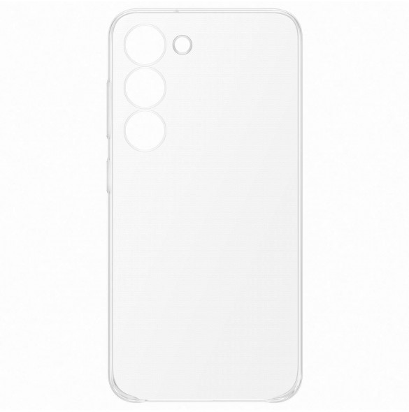 Samsung Clear Cover-fodral för Samsung Galaxy S23 gelfodral genomskinligt (EF-QS911CTEGWW)
