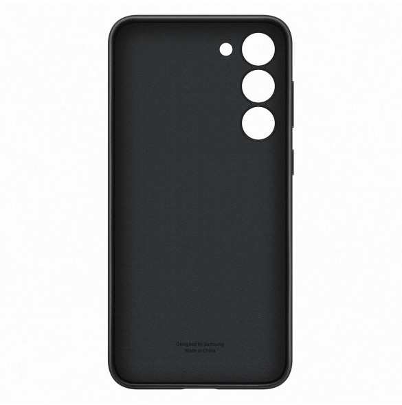 Samsung läderfodral för Samsung Galaxy S23+ skal tillverkat av svart naturläder (EF-VS916LBEGWW)