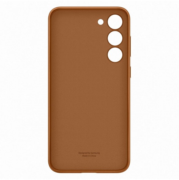 Samsung läderfodral för Samsung Galaxy S23+ äkta kamelläderfodral (EF-VS916LAEGWW)