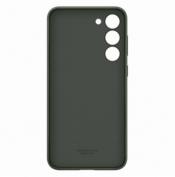 Samsung läderfodral för Samsung Galaxy S23+ fodral tillverkat av naturligt lädergrönt (EF-VS916LGEGWW)