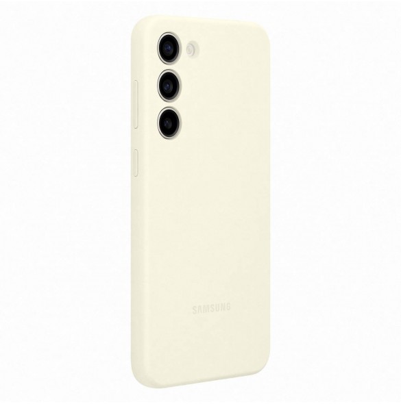 Samsung silikonfodral för Samsung Galaxy S23+ bomullssilikonfodral (EF-PS916TUEGWW)