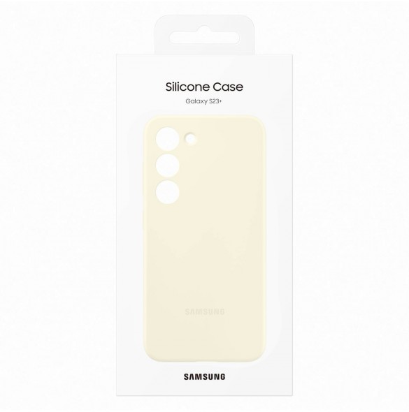 Samsung silikonfodral för Samsung Galaxy S23+ bomullssilikonfodral (EF-PS916TUEGWW)