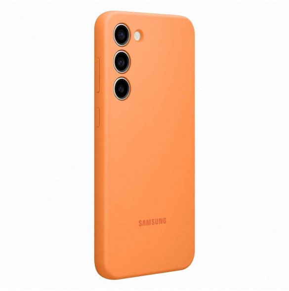 Samsung silikonskydd för Samsung Galaxy S23+ silikonskal orange (EF-PS916TOEGWW)