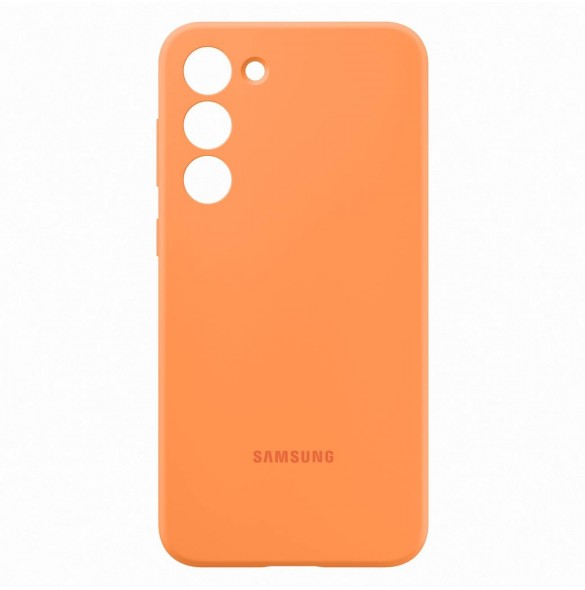 Samsung silikonskydd för Samsung Galaxy S23+ silikonskal orange (EF-PS916TOEGWW)