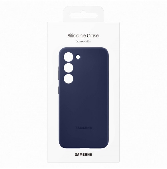 Samsung silikonfodral för Samsung Galaxy S23+ silikonfodral marinblå (EF-PS916TNEGWW)