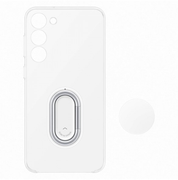 Samsung Clear Gadget Case för Samsung Galaxy S23+ täckring hållare ställ transparent (EF-XS916CTEGWW)
